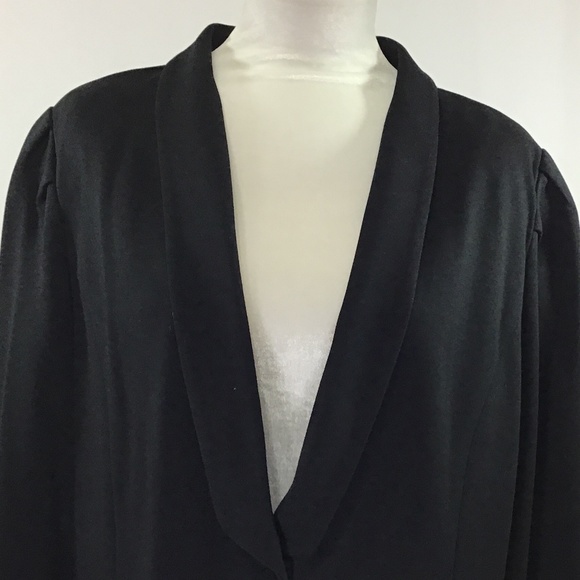 LOGO by Lori Goldstein Black Blazer - Picture 2 of 12